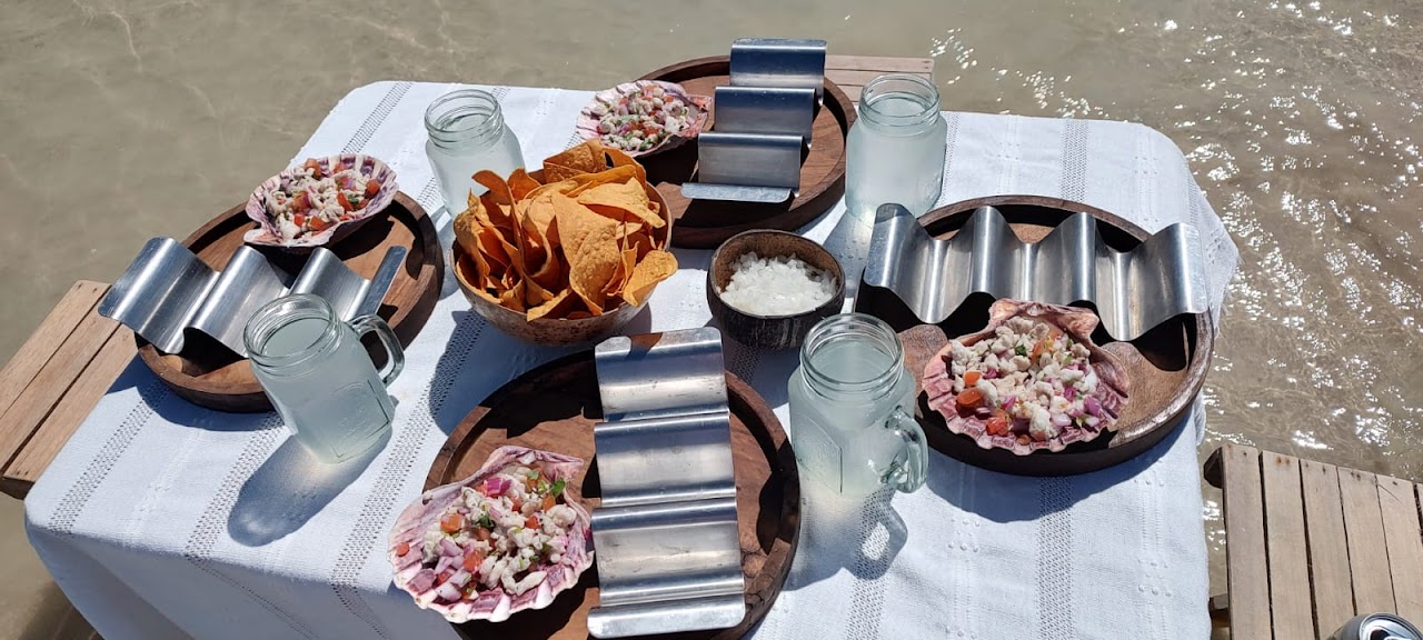 Picnic en medio del mar en Sisal Yucatán, el original